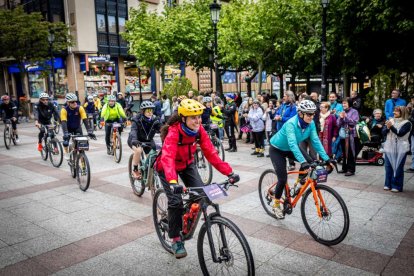 La ruta Pedalovida de este año terminó en la Plaza de las Mujeres