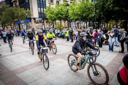 La ruta Pedalovida de este año terminó en la Plaza de las Mujeres