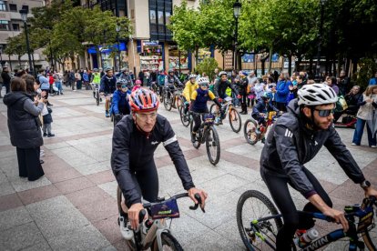 La ruta Pedalovida de este año terminó en la Plaza de las Mujeres