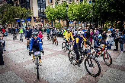 La ruta Pedalovida de este año terminó en la Plaza de las Mujeres