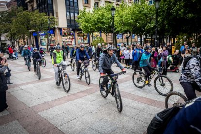 La ruta Pedalovida de este año terminó en la Plaza de las Mujeres