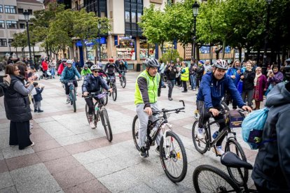 La ruta Pedalovida de este año terminó en la Plaza de las Mujeres