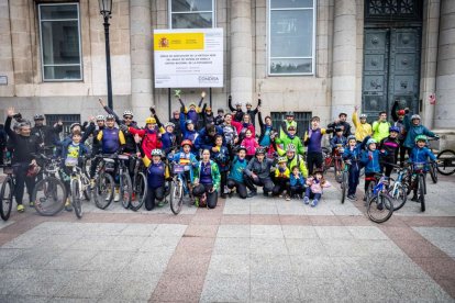 La ruta Pedalovida de este año terminó en la Plaza de las Mujeres