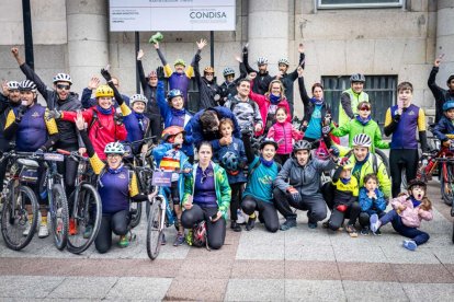 La ruta Pedalovida de este año terminó en la Plaza de las Mujeres
