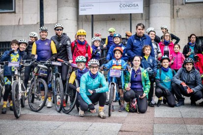 La ruta Pedalovida de este año terminó en la Plaza de las Mujeres