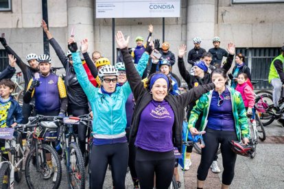 La ruta Pedalovida de este año terminó en la Plaza de las Mujeres