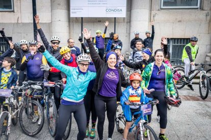 La ruta Pedalovida de este año terminó en la Plaza de las Mujeres