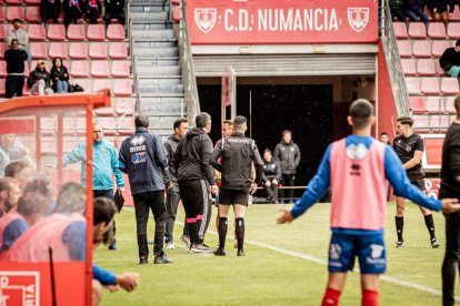 El Numancia tendrá que luchar la vuelta sin el apoyo de las gradas