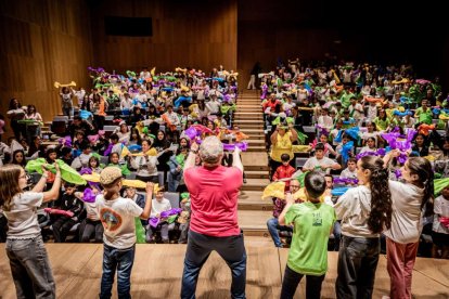 Medio millar de escolares al ritmo en el Conservatorio de Soria