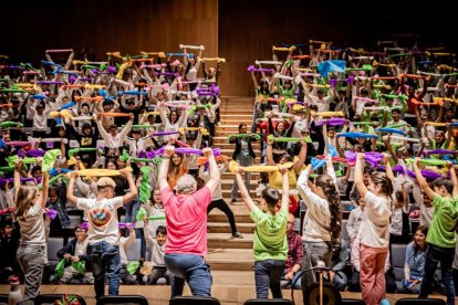 Medio millar de escolares al ritmo en el Conservatorio de Soria