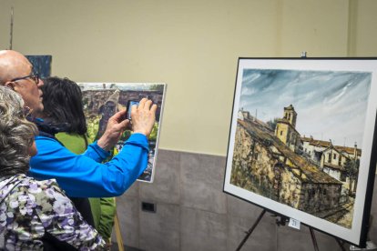 'Descubre Golmayo' pinturas realizadas dentro de la Semana Cultural