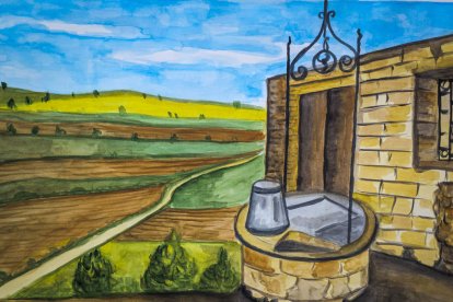 'Descubre Golmayo' pinturas realizadas dentro de la Semana Cultural