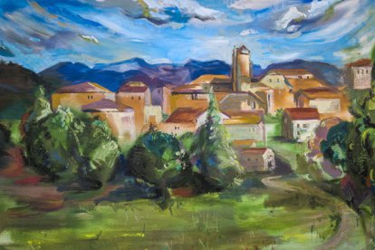 'Descubre Golmayo' pinturas realizadas dentro de la Semana Cultural