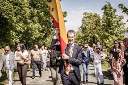 Devoción ante la patrona de Ólvega, la Virgen de Olmacedo