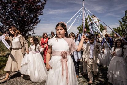 Devoción ante la patrona de Ólvega, la Virgen de Olmacedo