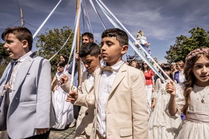 Devoción ante la patrona de Ólvega, la Virgen de Olmacedo