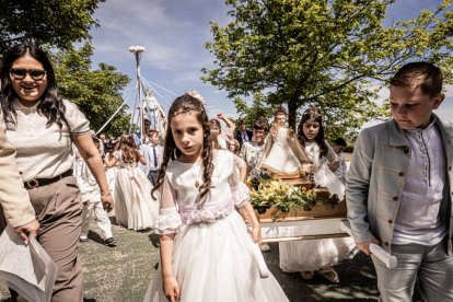 Devoción ante la patrona de Ólvega, la Virgen de Olmacedo