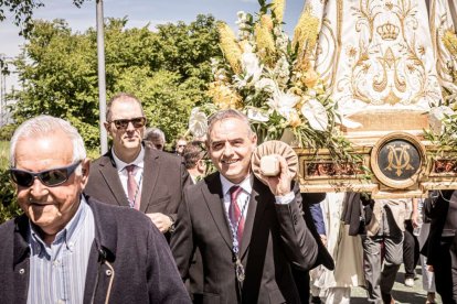 Devoción ante la patrona de Ólvega, la Virgen de Olmacedo