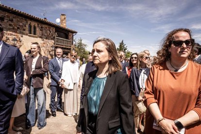Devoción ante la patrona de Ólvega, la Virgen de Olmacedo