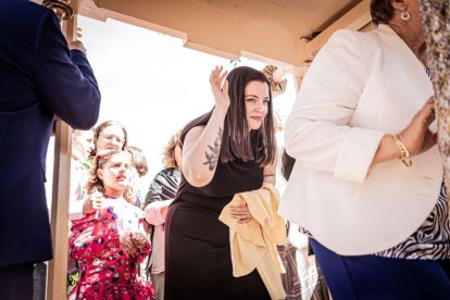 Devoción ante la patrona de Ólvega, la Virgen de Olmacedo