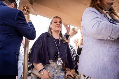 Devoción ante la patrona de Ólvega, la Virgen de Olmacedo