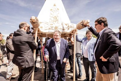 Devoción ante la patrona de Ólvega, la Virgen de Olmacedo