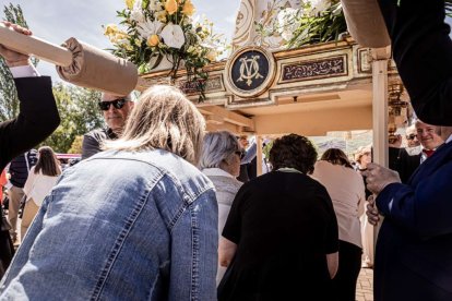 Devoción ante la patrona de Ólvega, la Virgen de Olmacedo