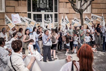 Concentración en Soria por la huelga de médicos