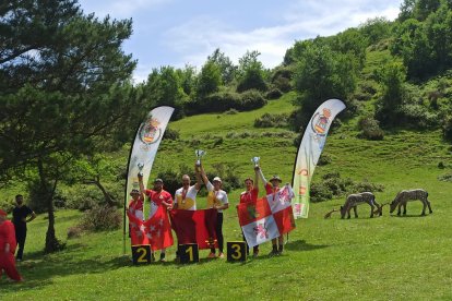 Representantes de Castilla y León en la cita celebrada en Asturias.