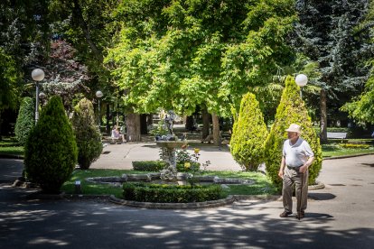 Primavera y sol de media mañana en la Dehesa de Soria.