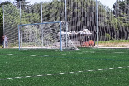 La nueva cancha para el Golmayo Camaretas es un moderno terreno de juego para los casi 20 equipos de la entidad