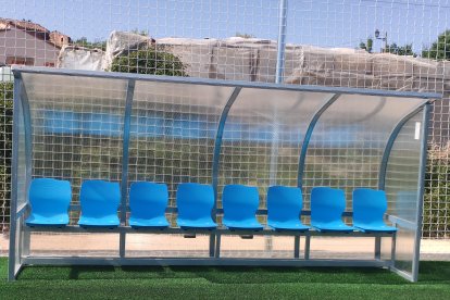 La nueva cancha para el Golmayo Camaretas es un moderno terreno de juego para los casi 20 equipos de la entidad