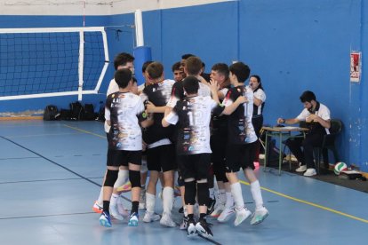Celebración de una de las victoria del equipo soriano.