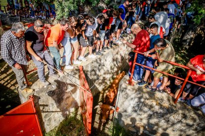 Pistoletazo de salida en el monte con los grandes protagonistas de las fiestas de San Juan.