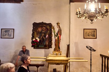 Tradicional bendición de los campos este domingo en la ermita de Santa Bárbara.
