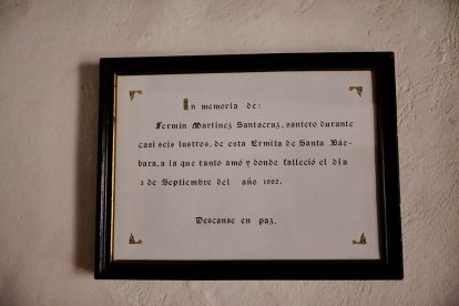 Tradicional bendición de los campos este domingo en la ermita de Santa Bárbara.