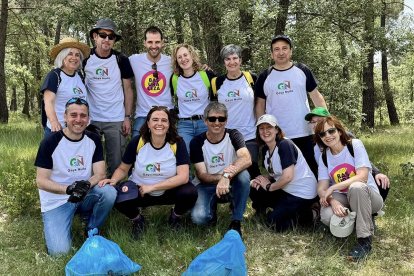 Integrantes del grupo de la Asociación Gaya Nuño, de Tardelcuende.