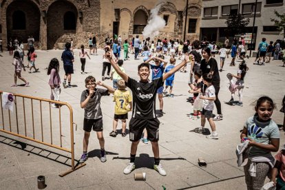 Comienzan los actos festivos con un juego pirotécnico para los más pequeños