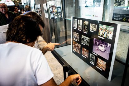 La muestra puede visitarse en la galería acristalada del Instituto Antonio Machado