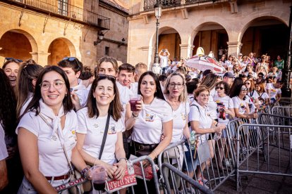 Fiesta de gala a la llegada a la Plaza Mayor