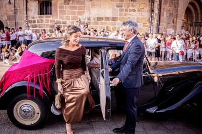 Fiesta de gala a la llegada a la Plaza Mayor