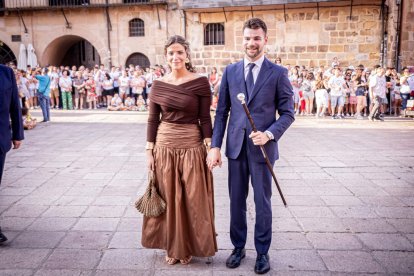 Fiesta de gala a la llegada a la Plaza Mayor
