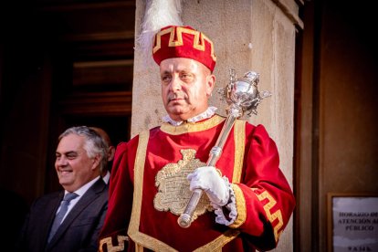 Fiesta de gala a la llegada a la Plaza Mayor