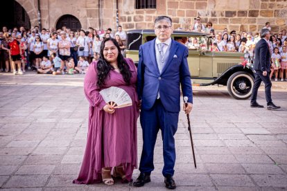 Fiesta de gala a la llegada a la Plaza Mayor