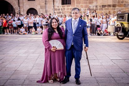 Fiesta de gala a la llegada a la Plaza Mayor