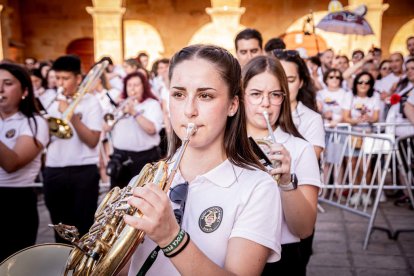 Fiesta de gala a la llegada a la Plaza Mayor