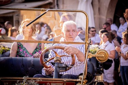 Fiesta de gala a la llegada a la Plaza Mayor