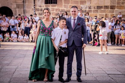 Fiesta de gala a la llegada a la Plaza Mayor