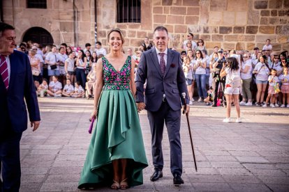 Fiesta de gala a la llegada a la Plaza Mayor