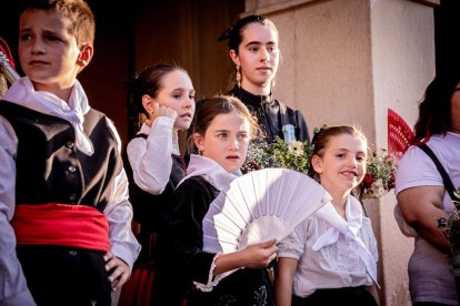 Fiesta de gala a la llegada a la Plaza Mayor
